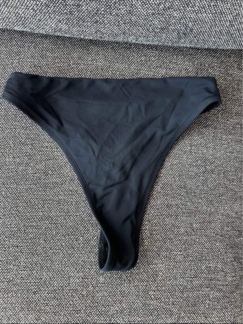 Beth Richards Black High-Cut Bikini Swim Bottom